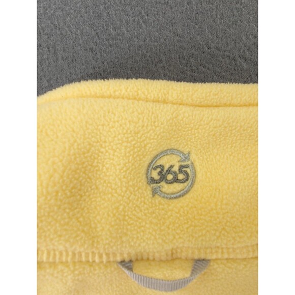 Eddie Bauer Vest Womens Large Yellow Windcutter Fleece 365 Polartec Full Zip - Picture 15 of 15